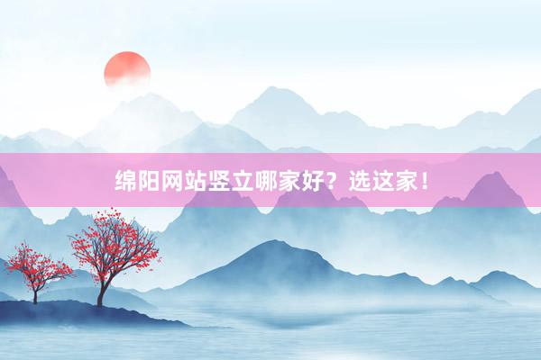 绵阳网站竖立哪家好？选这家！